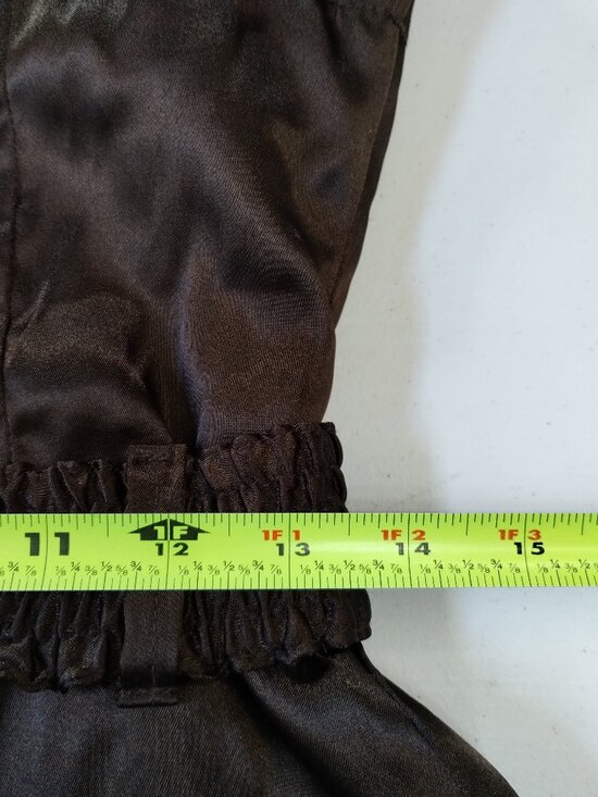 Apple Bottoms Hooded Belted Romper Brown Quilted Bling Size 5/6 - Picture 15 of 16